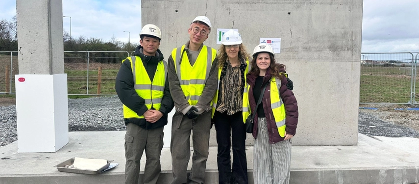 An image of Prof Sara Pavia, Zehao (类泽灏) Lei, Emriye Çınar Resuloğulları, Yingzheng Pan