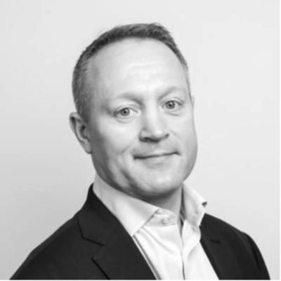 Black and White photo of Prof Conor Buckley