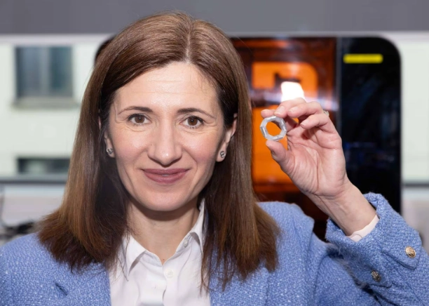 Image of Cristina Purtill, chief executive of PLIO Surgical: 'Specially designed (and patented) tissue anchors grip the inside of the slippery intestine without the need for suturing or stapling and the magnets compress the tissue allowing the healing to happen.