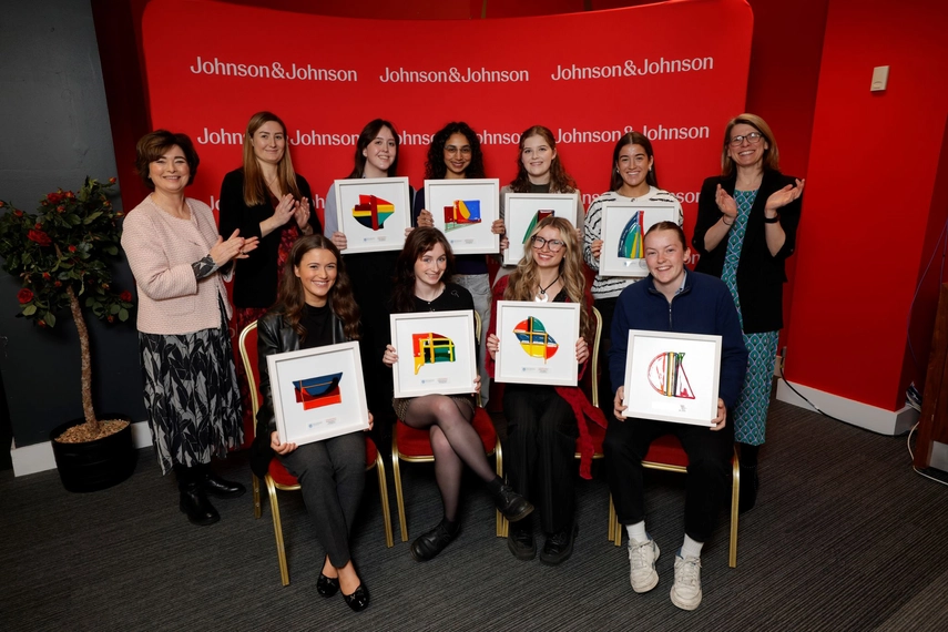 An image of the Johnson & Johnson WiSTEM2D Award 2024 winners