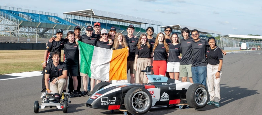 An image of the Formula Trinity team