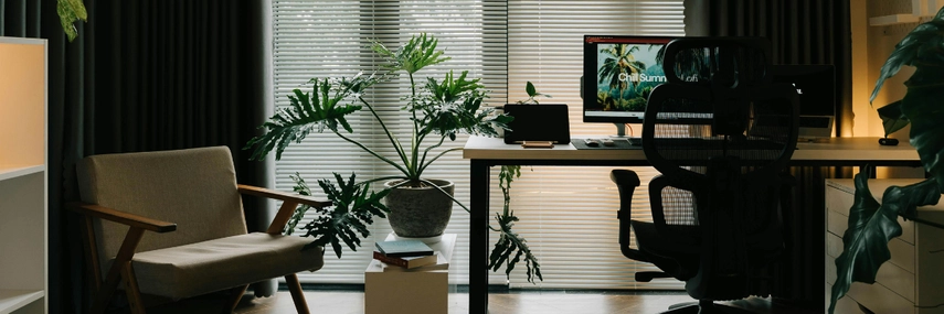 image of an office and computer