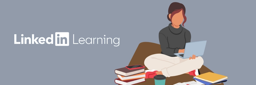 image of a woman studying