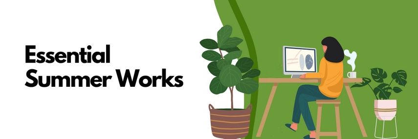 images of woman sitting at desk with computer