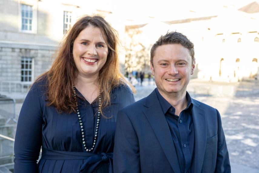 Marie and Brian ERC outside