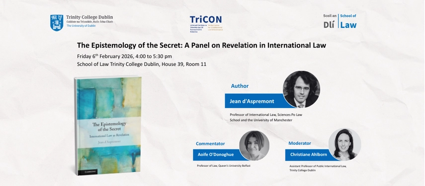 TriCON International Law | The Epistemology of the Secret long