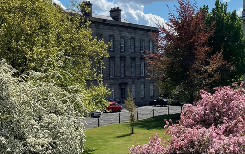 The Law School TCD, view from the grounds of Trinity College Dublin