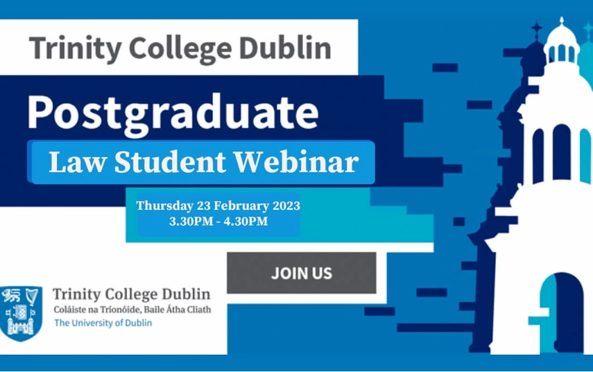 Postgraduate Law Student Webinar - Thursday 23 February 2022.