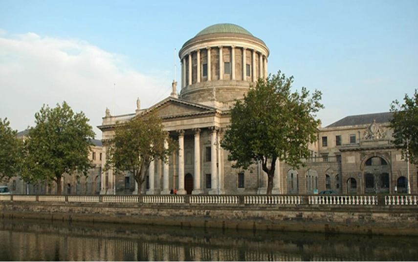 The Four Courts on the River Liffey Dublin