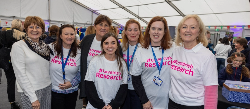 Researchers at child health research festival