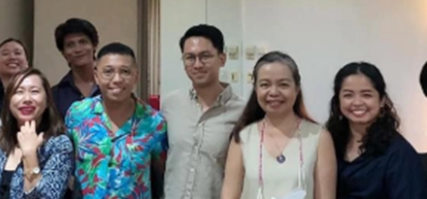 Rowland Imperial with group of students