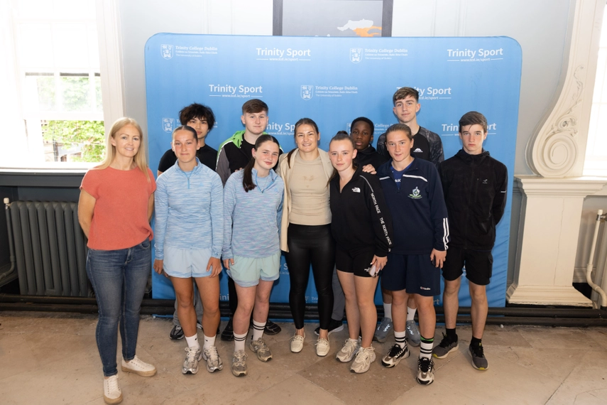 Katie Taylor TAP students