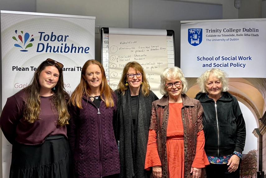 5 women standing together