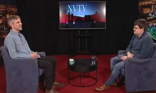 David Mitchell community TV interview