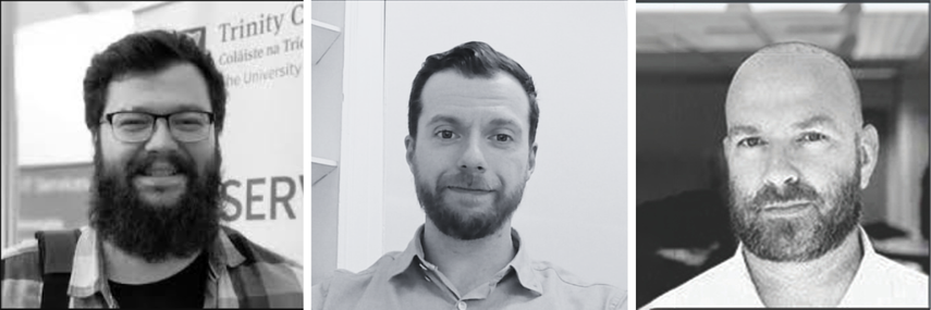 an image of three headshots