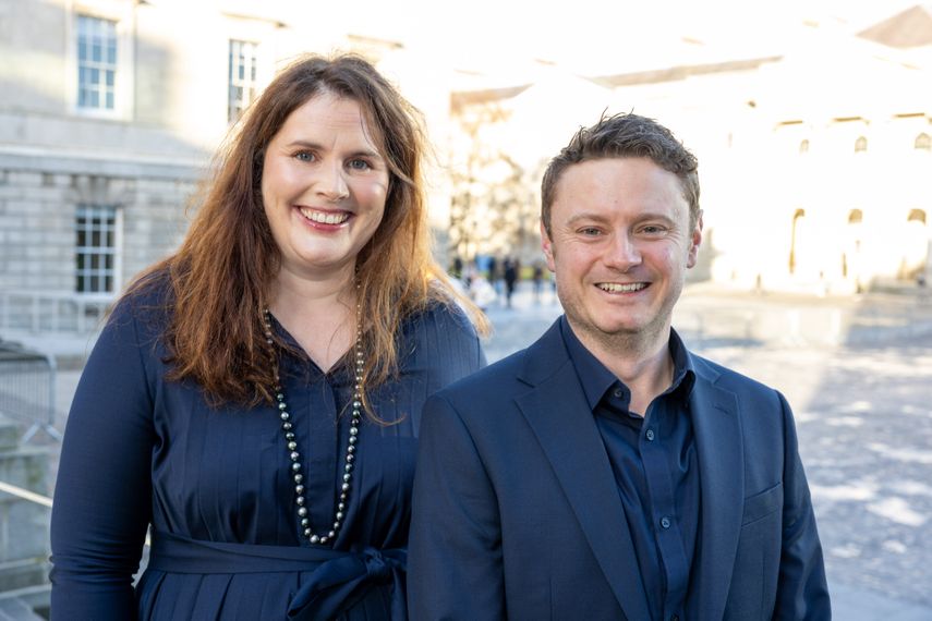 Marie and Brian ERC outside