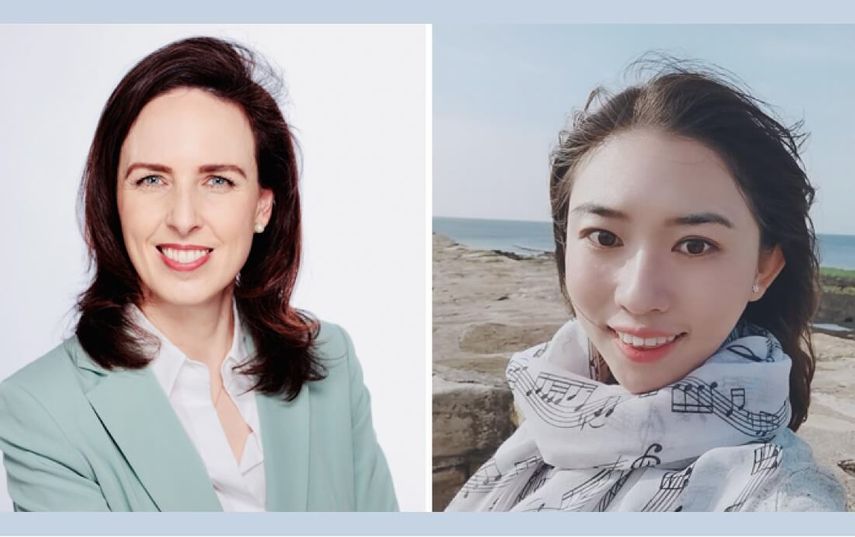 Law Assistant Professor Dr. Christiane Ahlborn, and Law Assistant Professor Dr. Jiarong Zhang