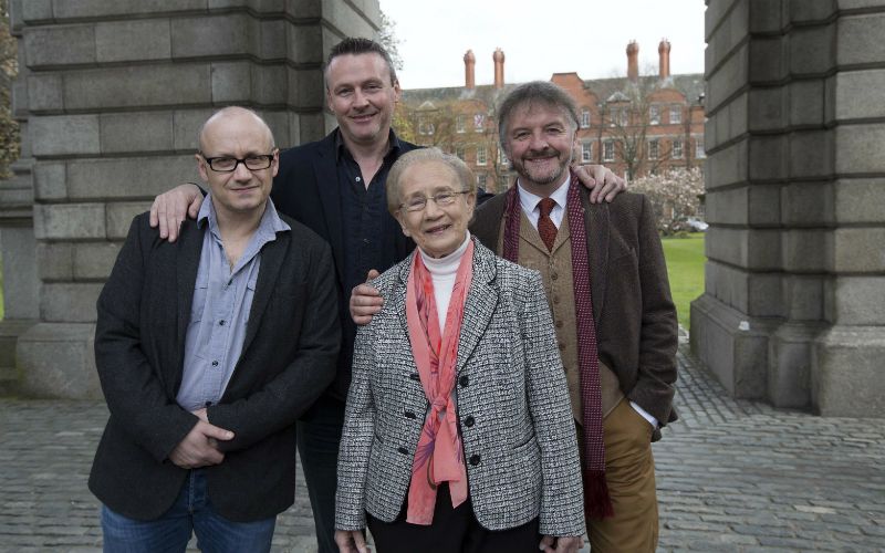 Film Director, Lenny Abrahamson, crime writer John Connolly, former Judge  Catherine McGuinness and Vice President of  Intel’s Internet of Things, Philip Moynagh, were presented with Trinity College Alumni Awards