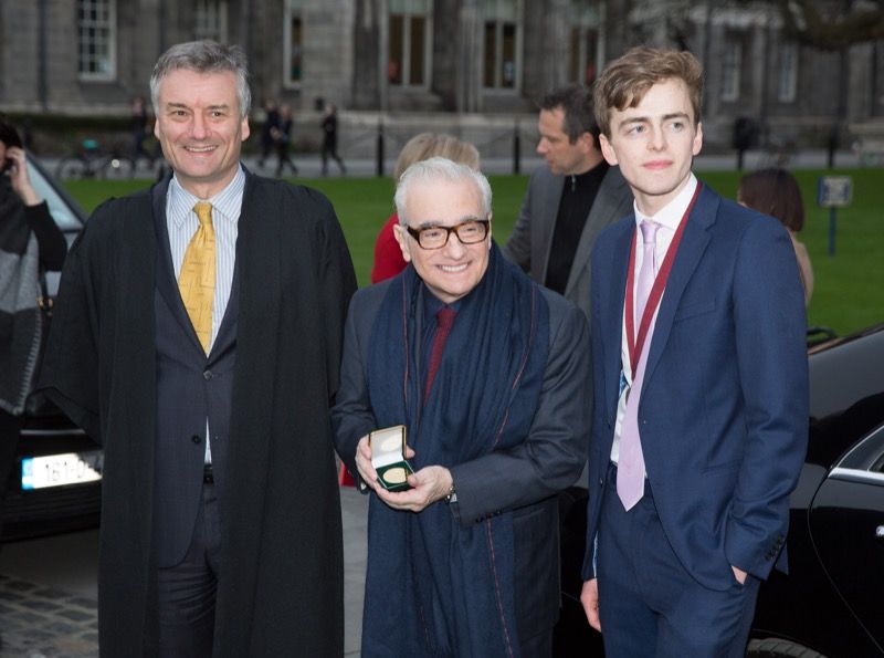 Martin Scorsese with Provost Prendergast and Matthew Nuding, President of The Phil