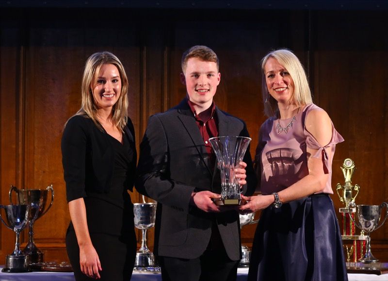 Bank of Ireland's Heather McArdle, Sports Person of the Year Cian O'Sullivan (hurling) and Head of Sport Michelle Tanner