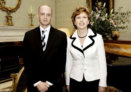 President mcaleese and dr james o'donnell