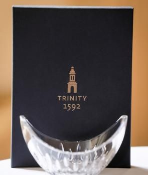 A photo of an award bowl presented for the Teaching Awards.