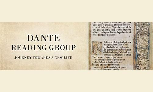 Image for Dante Reading Group HT 2026 with image of text in the book.