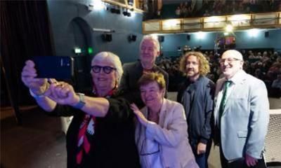 Image of people involced in making From that Small Island Documentary series.