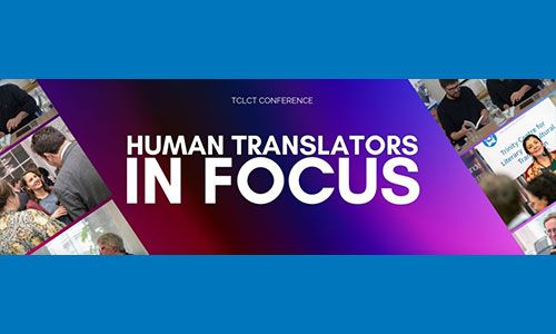 Image of text Human translators in focus