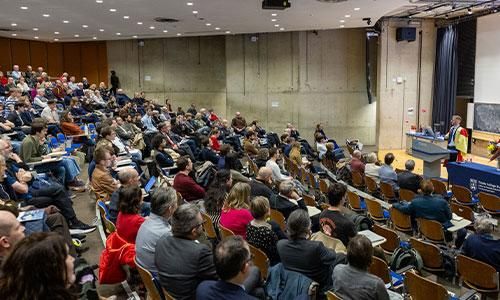 Image of audience at Professor Oran Doyle's Inaugural Lecture.