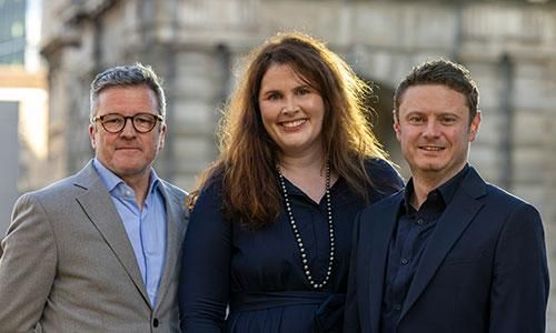 Image of Dr Brian Barry, Professor Mary Rogan and Dr Mark Ward.