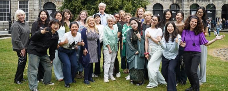 Group photo of participants at the Summer School in Drama and Theatre Education 1