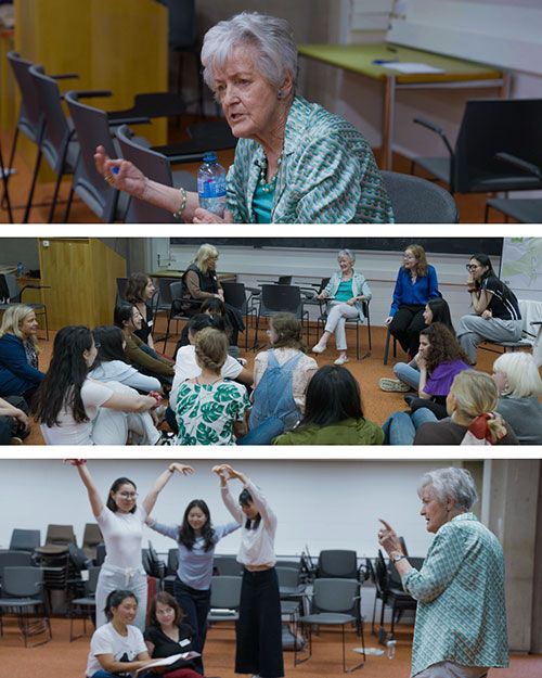 Selection of images of participants at the Summer School in Drama and Theatre Education 1