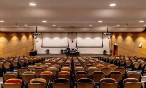 A large lecture theatre in TBSI