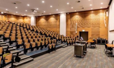 A large lecture theatre in TBSI