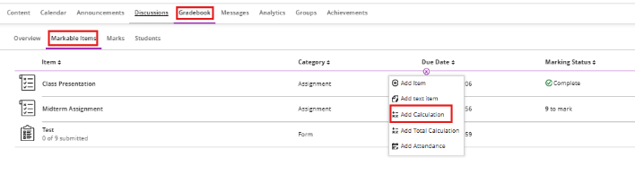 Add Calculation Column Step 1