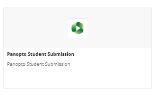 Panopto Video Assessment Submission setup