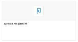 Add Turnitin Assignment
