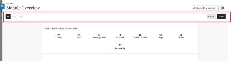 Ultra Document Top Navigation