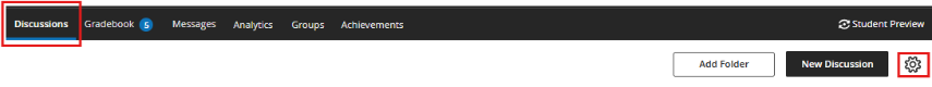 Allow Students to create discussions step 1