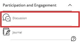 Create Discussion Right Menu