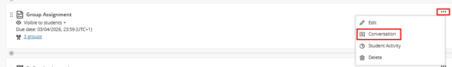 How to access Conversations