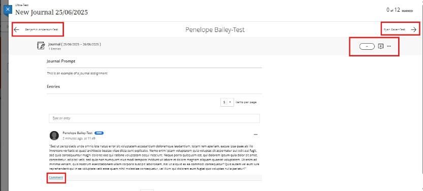 Mark Students Journal