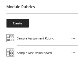 Gradebook settings - Module Rubrics