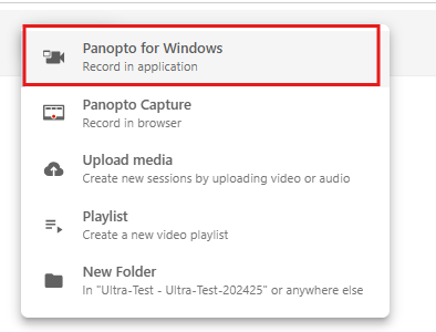 installing Panopto for Windows