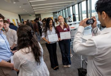 Students posing with Trinity Career Skills Award certificates