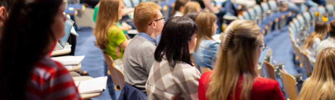 Students in a lecture hall
