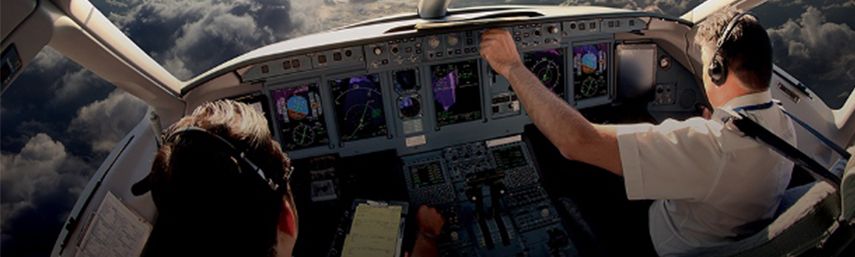Plane cockpit