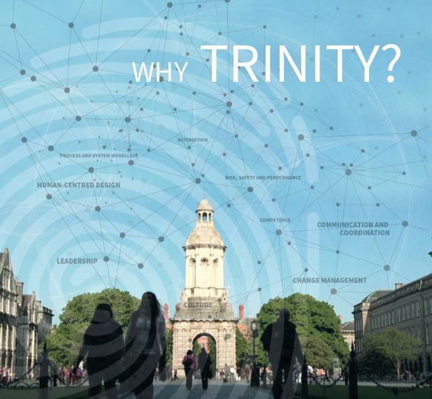 Banner with campanile and why trinity text