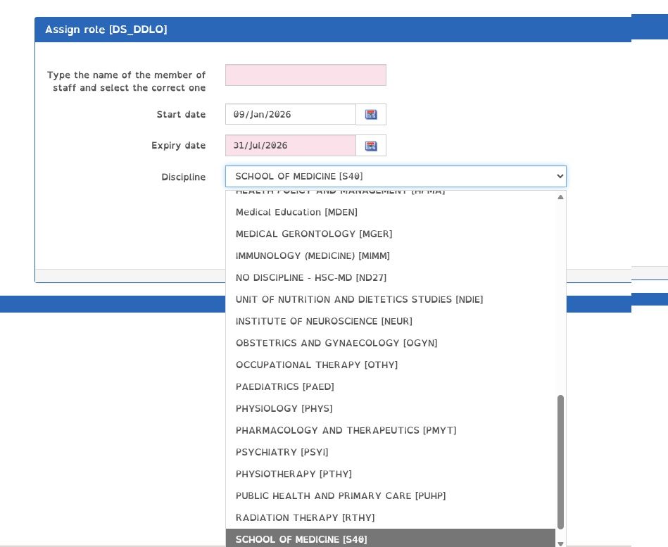 a image of SITs page showing how to activate school access